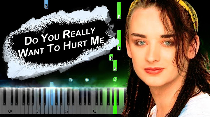 Do You Really Want to Hurt Me? Piano version - Piano performance video thumbnail