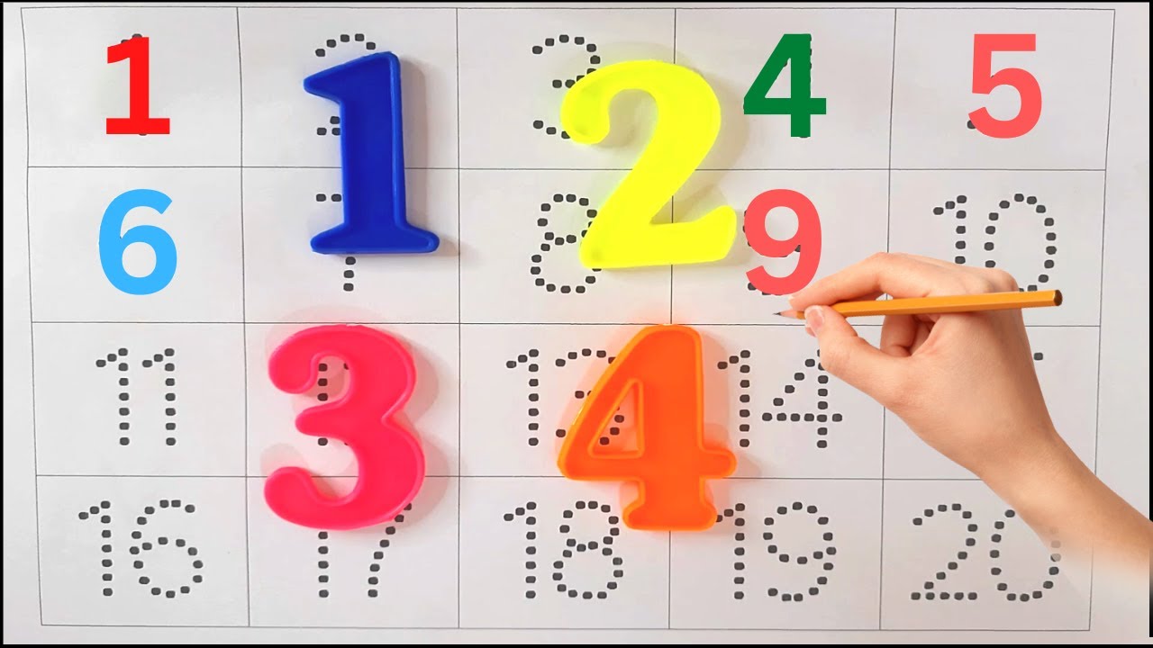 123 Counting Number II 12345 learning for kids I Colour Name II Learn ...