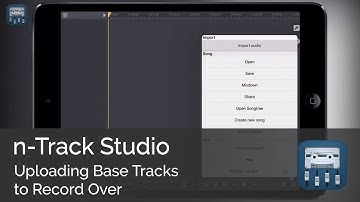 Uploading Base Tracks to Record Over | n-Track Studio iOS Tutorial Series (Beginners)