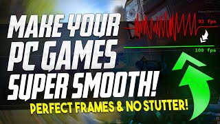 🔧 Doing THIS can make your PC games PERFECTLY SMOOTH! *more fps & fix FPS stutter*✅
