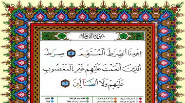 سورة الفاتحة،رواية ورش عن نافع،القارئ العيون الكوشي