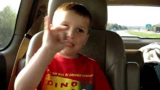 Tyler singing Junior Birdmen with Dr. Jean, truly a "silly Song" Wealth
