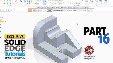 Solid Edge Tutorial Part 16 | Learning Solid Edge Series Part 16