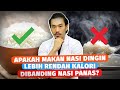 Apakah makan nasi dingin lebih rendah kalori dibanding nasi panas