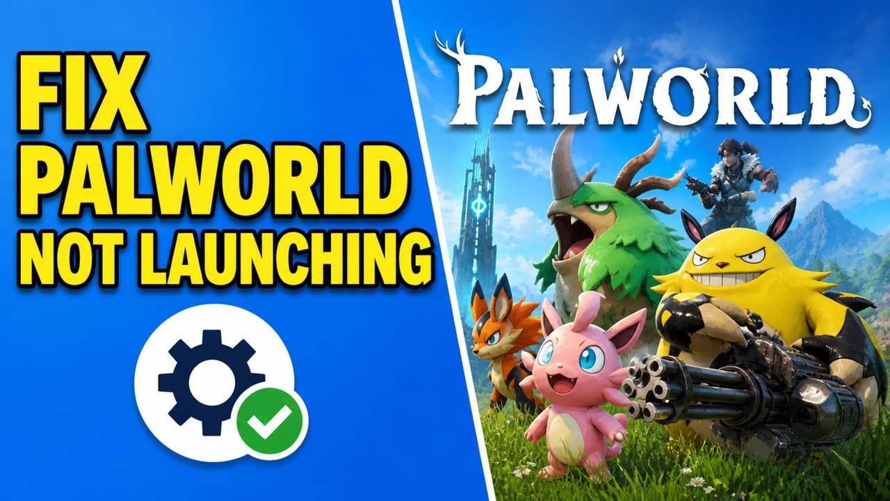 How To Fix Palworld Not Launching - YouTube