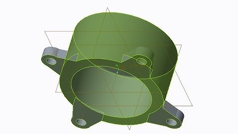 PTC - Creo Tutorial: Engine Blower Part Model - Engine Case