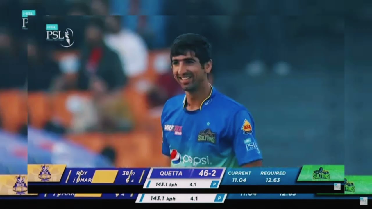 Jasin Roy and Umar Akmal wonderful Batting  PSL Quetta Vs Multan