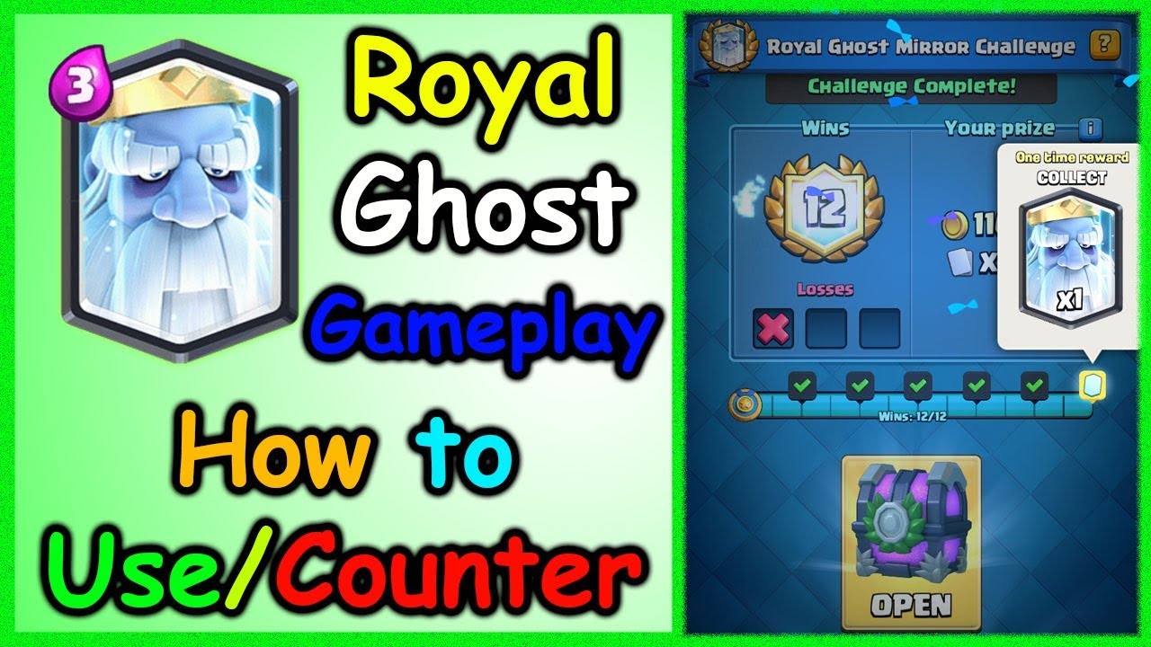 Royal Ghost Gameplay | How To Use/Counter Royal Ghost | Royal Ghost Mirror Challenge - YouTube ITech365