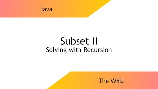 Subsets II