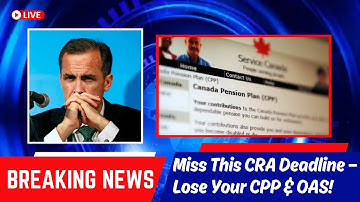 URGENT CRA WARNING: Seniors Could LOSE CPP & OAS Payments This October — Act Before It’s Too Late!