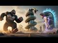 King Kong & Godzilla vs Titan Snake Showdown