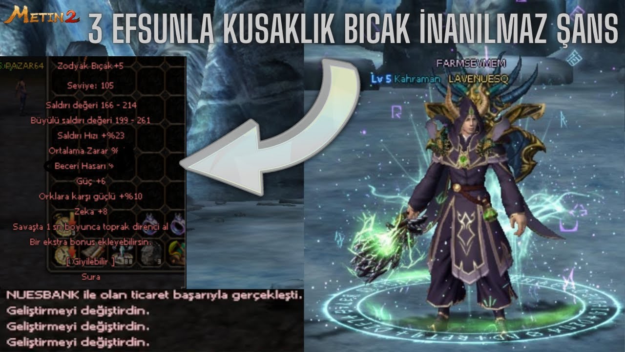 3 EFSUNLA BÜYÜK VURGUN 🔥YENİ KUŞAK PROJESİ ✅ TİCARETE GELİŞMEYE DEVAM  METİN2 STAR