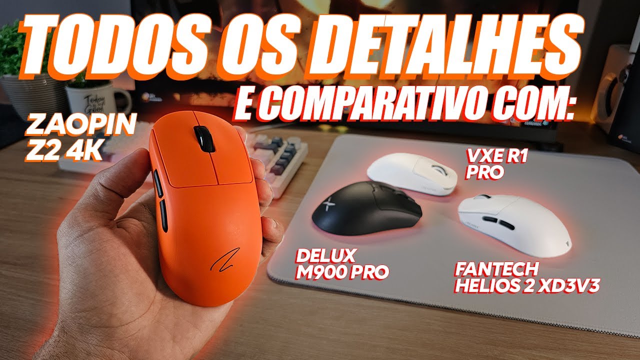 TESTEI E COMPAREI o ZAOPIN Z2 4K com HELIOS 2 XD3V3, VXE R1 PRO e