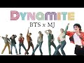 Dynamite BTS Michael Jackson Side By Side 