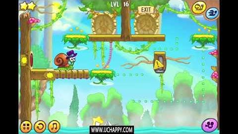 Snail Bob 5 Level 16 Walkthrough - 3 Stars