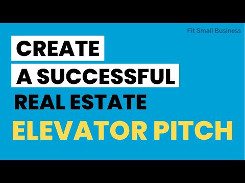 Elevator pitch