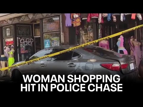 Woman birthday shopping