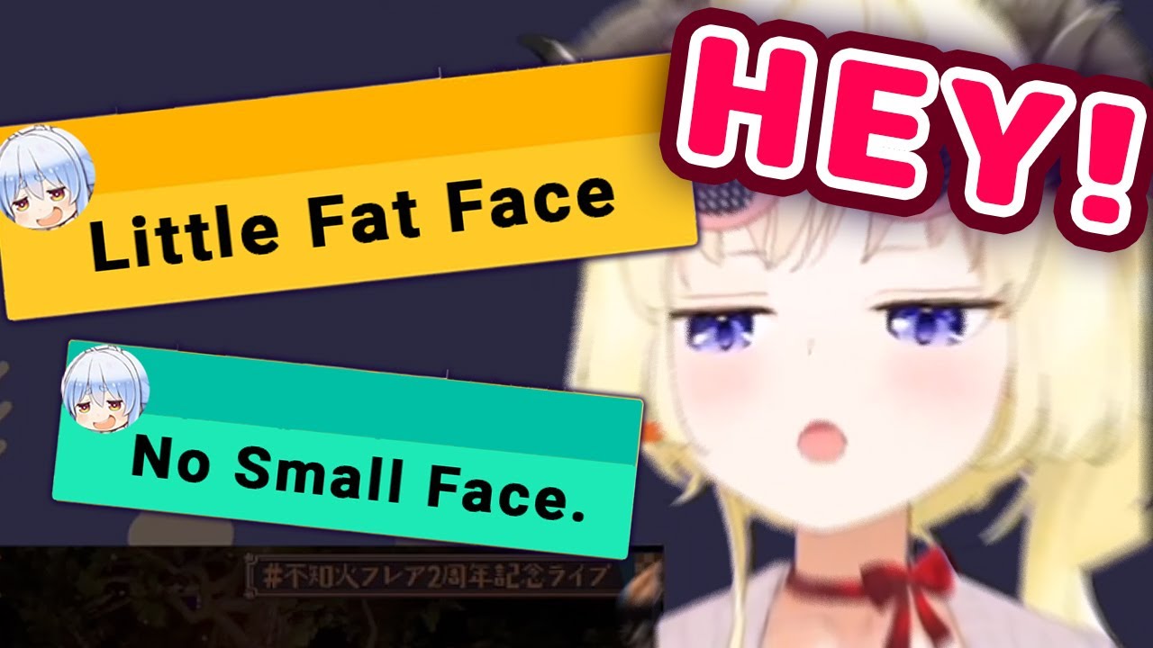 Watame's Response to Chat Calling Her 'Little Fat Face' 【ENG Sub/Hololive】