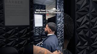 POV: Your client has the best waves on the Internet ?? barber texas barbershop