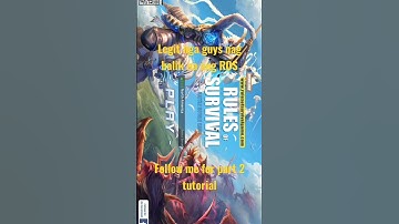 Legit guys nag balik na ang RULES OF SURVIVAL Subscribe for part 2 tutorial #mlbbcreatorcamp #Ros