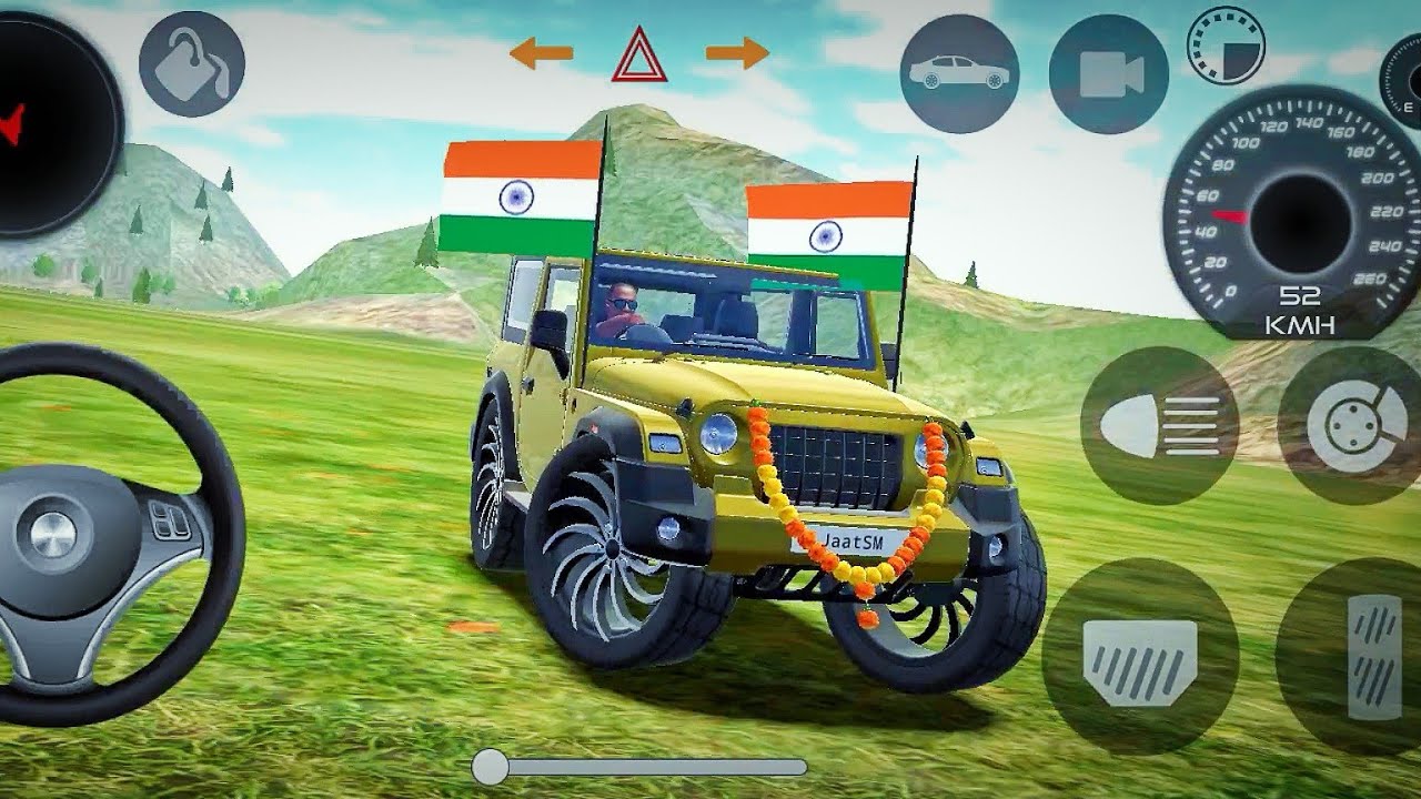 Modified Mahindra Thar😈Games:Indian Red Thar (Gadi Wala Games) Car Game Android Game - #2026