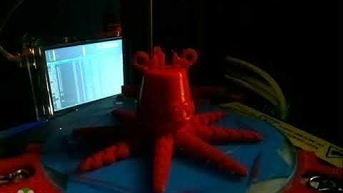 Octoprint Timelapse of a 3D printed Zelda Breath of the Wild Guardian