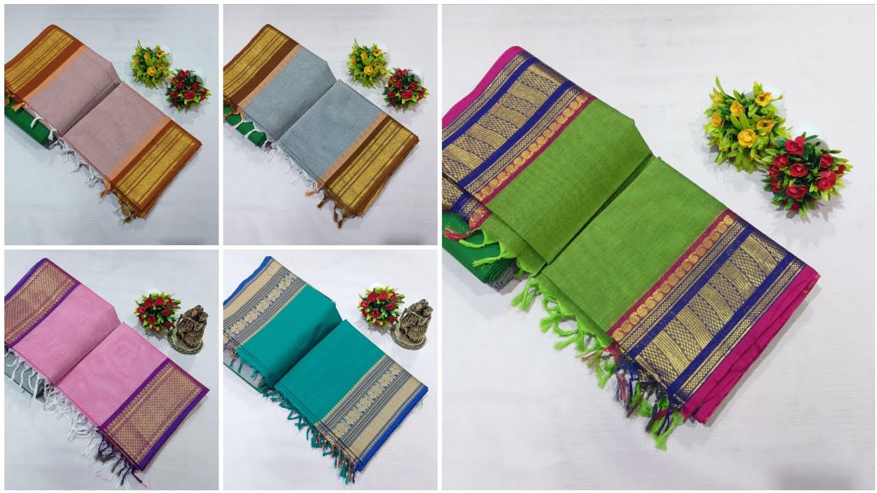 Kanchi Cotton Sarees Collections 