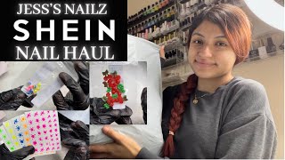 SHEIN NAIL HAUL : NAIL CHARMS , STORAGE , STICKERS/DECALS