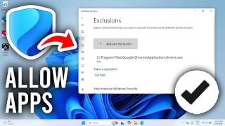 How To Allow Apps Blocked By Windows Security - Defender