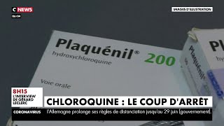 Coronavirus : coup d'arrêt pour l'hydroxychloroquine en France