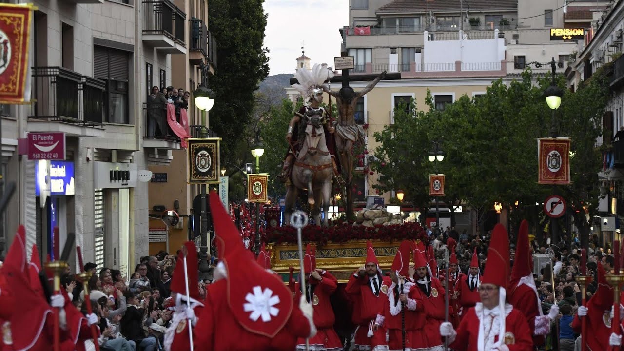 PROCESIÓN MIÉRCOLES SANTO MURCIA 2025. COFRADÍA DEL SANTÍSIMO CRISTO DE LA SANGRE