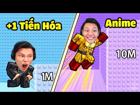 [ROBLOX] JayGray +1 Tiến Hóa Anime Leo Tháp Troll🖐😁Thử Thách Slap Tower +1 Jump Anime Evolve Cực Hài