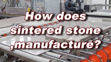 How does sintered stone manufacture? | MOREROOM STONE