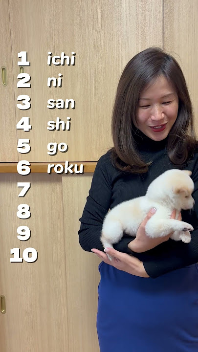 Let’s count from 1 to 10 in Japanese 🇯🇵