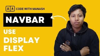 Navbar Design Using CSS Flexbox | Beginner Friendly 🔥#webdevelopment#coding#css#flexbox