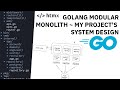 Event Driven Modular Monolith in Go!? | Designing my Backend Architecture [HTMX and Go]