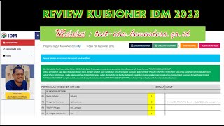 IDM QUESTIONNAIRE REVIEW 2023