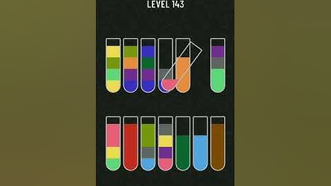 Water Sort Puzzle Level 143