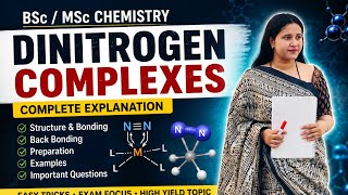 Dinitroge complexes || Dinitrogen Complexes in One Shot 💯 | Coordination Chemistry