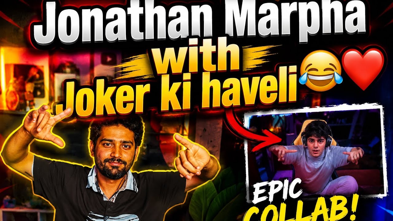 🔥 Jonathan Marpha With Joker Ki Haveli 😂 ️ | Funniest BGMI Collab Ever ...