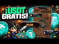 🟢APURATE: NUEVO JUEGO RPG PAGANDO $10 CRIPTOMONEDAS USDT GRATIS A BINANCE (SIN INVERSION)