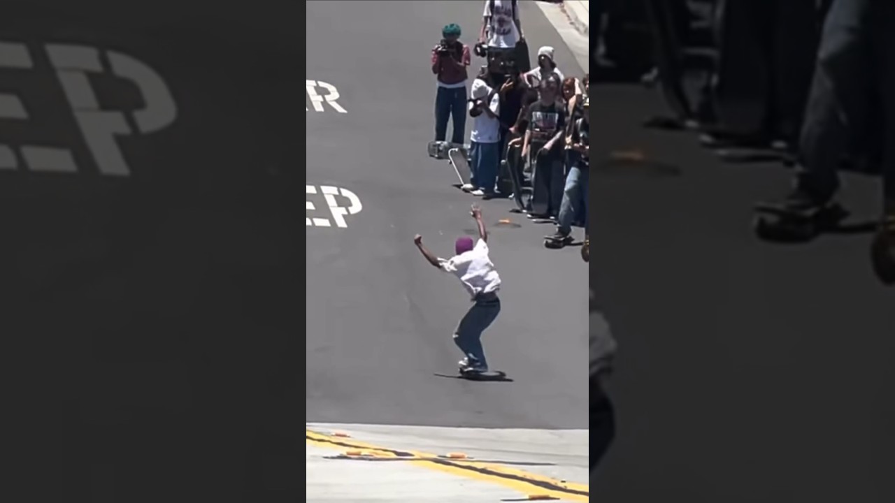 CRAZY HILL BOMB ON GO SKATE DAY 