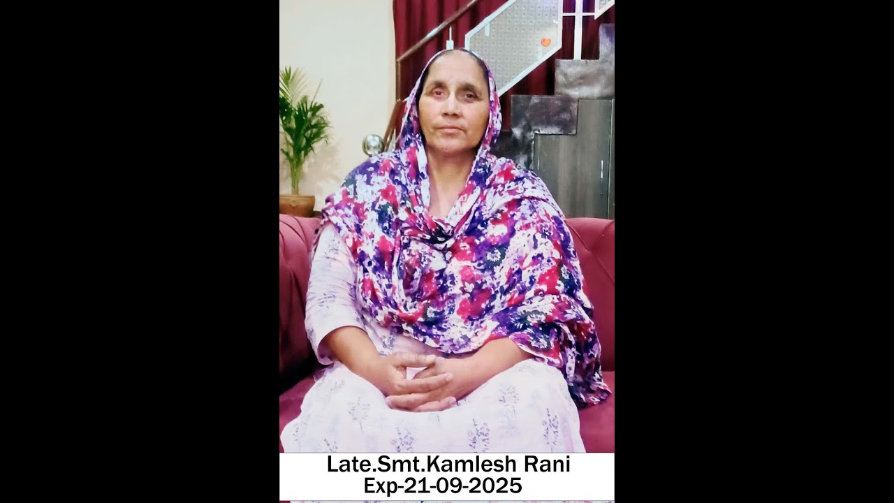[LIVE]♦️Antim Ardas Smt. Kamlesh Rani - YouTube