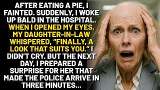 I Woke Up Bald After Eating Her Pie  My DIL Mocked Me — 24 Hours Later, the Police Were at Her D