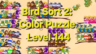 Bird Sort 2: Color Puzzle - Level 144