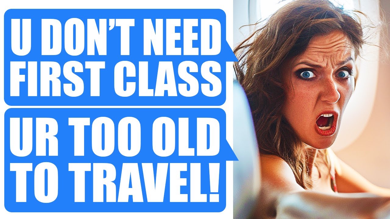 Karen Steals Veteran’s First Class Seat Claims He’s Too Old To Travel