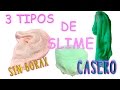 3 TIPOS DE SLIME CASERO - LA DIVERSION DE MARTINA