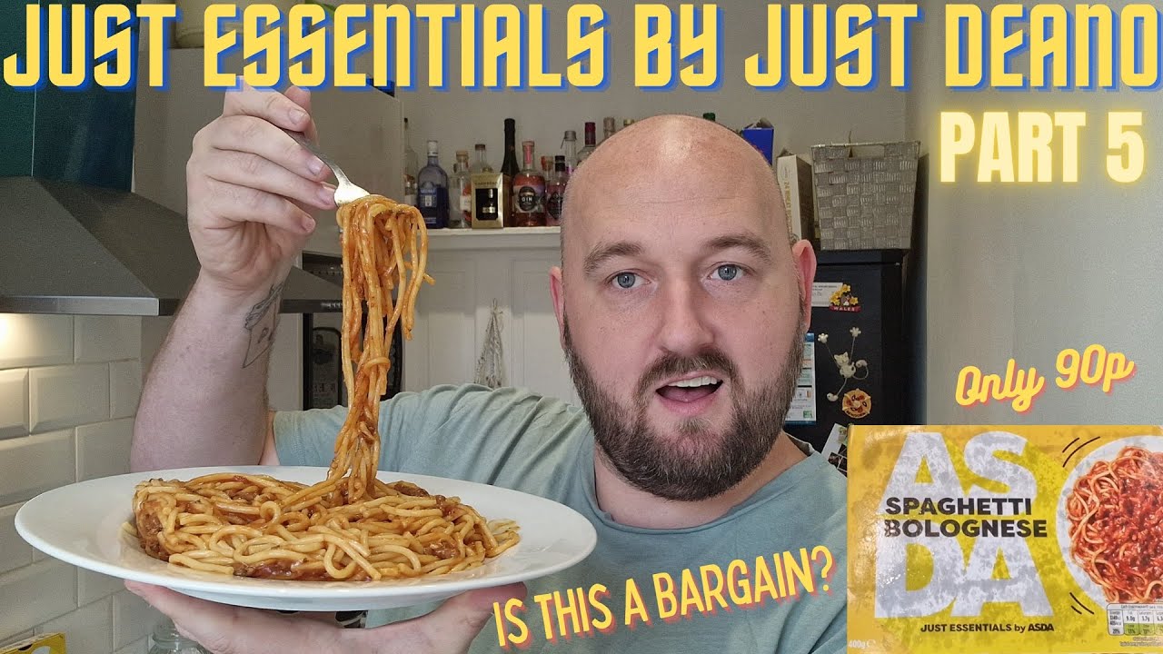Spaghetti Bolognese ASDA JUST ESSENTIALS Budget Food Only 90p