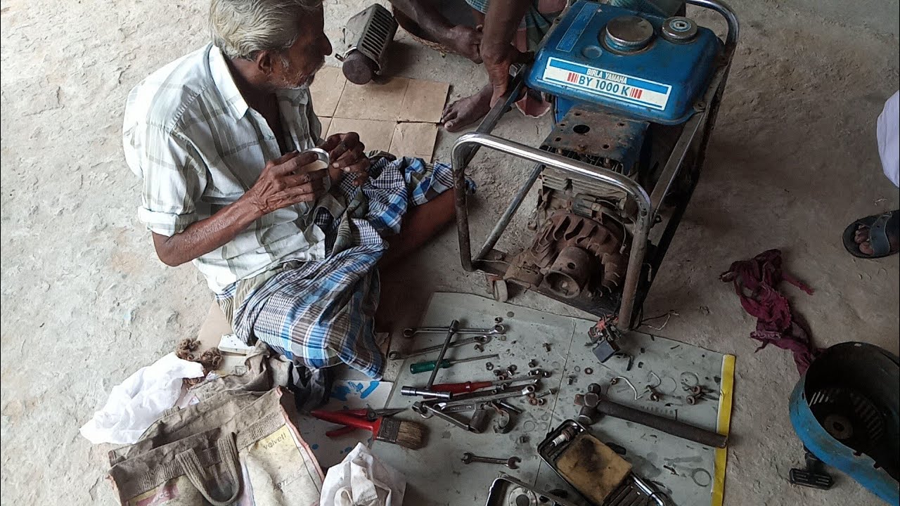 Yamaha engine generator repair by mechanic oldman part 1 - YouTube