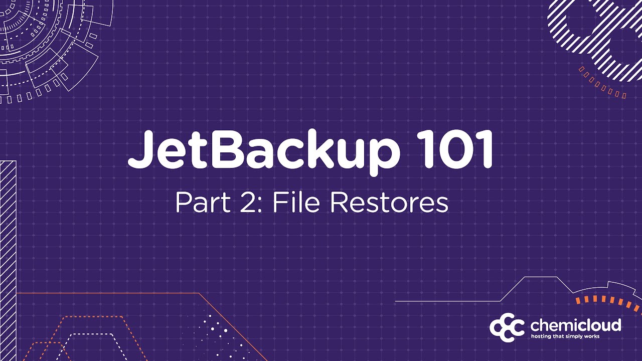 JetBackup 101 - How to Restore File Backups in cPanel? - YouTube